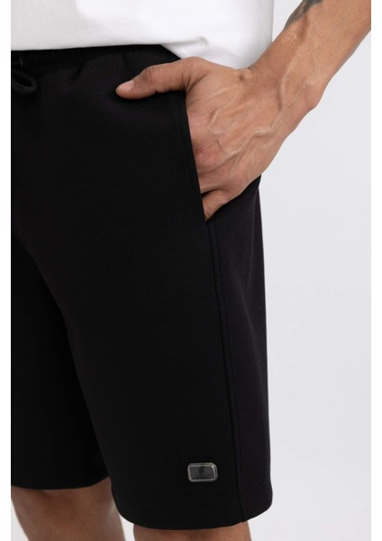 Fit Kısa Paça Skuba Dalgıç Kumaş Şort C5902AX24SM