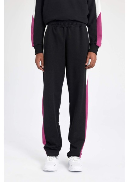 Fit Jogger Eşofman Altı Standart Fit Baskılı Cepli Yan Parça B4631AX24SP fırsatları