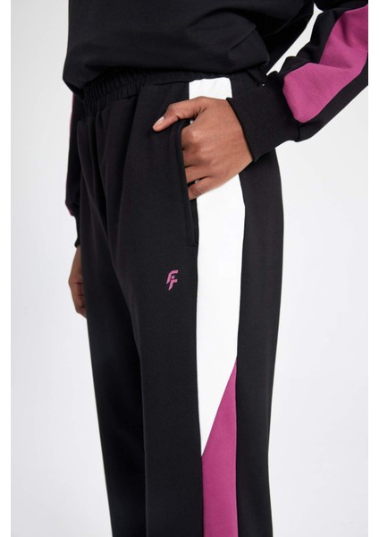 Fit Jogger Eşofman Altı Standart Fit Baskılı Cepli Yan Parça B4631AX24SP indirimleri