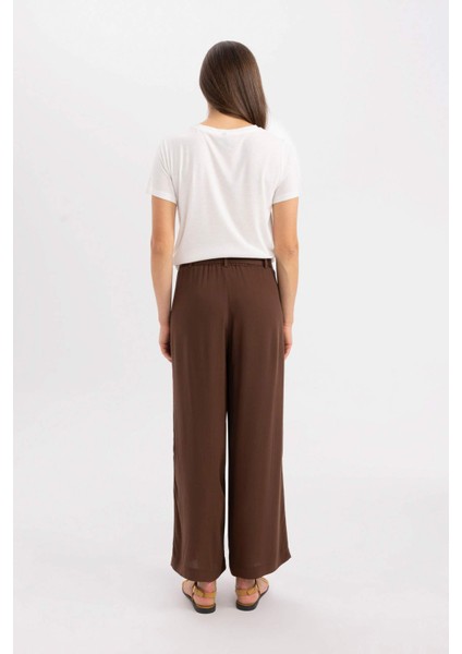 Culotte Geniş Paça Krinkıl Viskon Kapri C9565AX24SM indirimleri