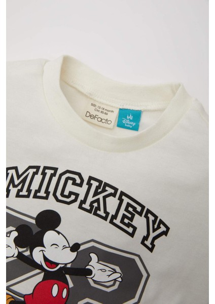 Erkek Bebek 2'li Takım Disney Mickey & Minnie Kısa Kollu Tişört Şort C5350A524SM
