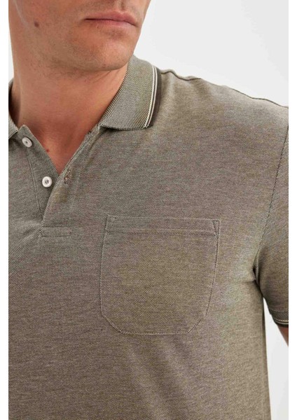 New Regular Fit Kısa Kollu Basic Düz Polo Tişört C6004AX24SM indirimleri