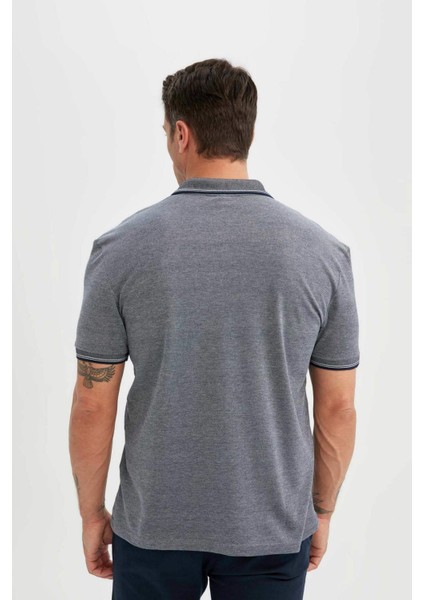 New Regular Fit Kısa Kollu Basic Düz Polo Tişört C6004AX24SM indirimleri