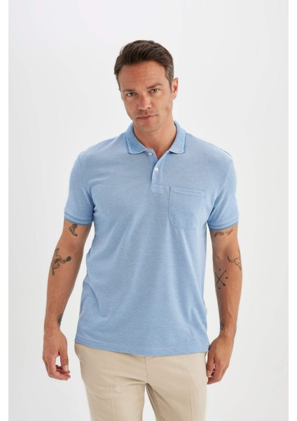 New Regular Fit Kısa Kollu Basic Düz Polo Tişört C6004AX24SM modelleri