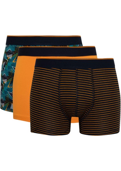 Regular Fit 3'lü Boxer C3293AX24SM