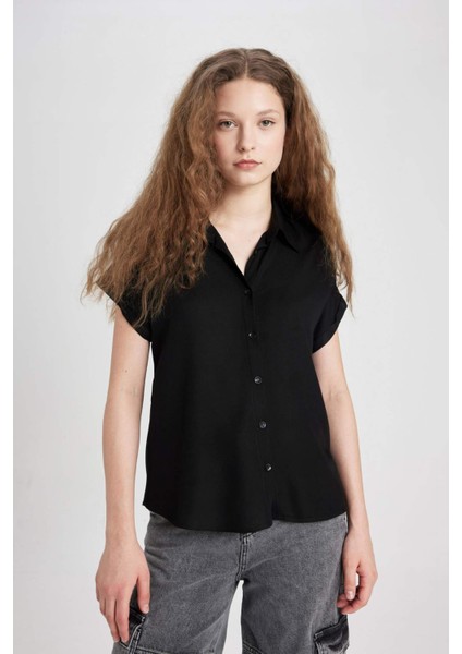 Regular Fit Kısa Kollu Gömlek N7819AZ24SP