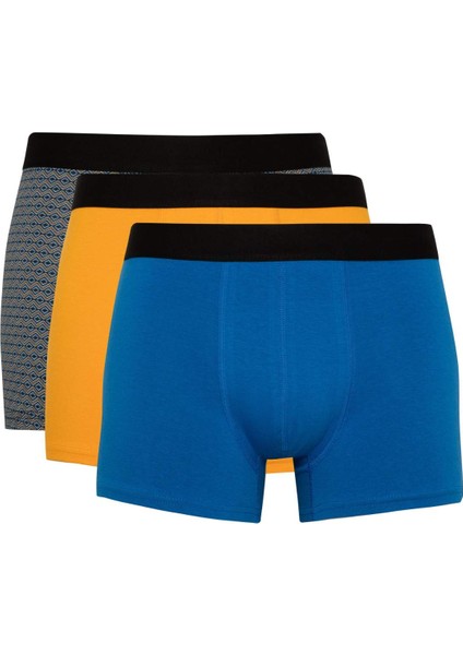 Regular Fit 3'lü Boxer B7791AX24SM