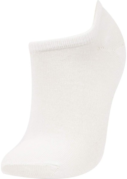 Kadın 5'li Pamuklu Sneaker Çorap B8451AXNS fırsatları