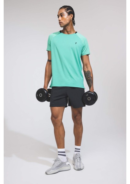 DeFactoFit Slim Fit Sporcu Dokuma Şort C2832AX24SM