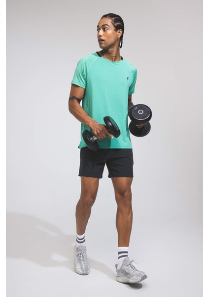 DeFactoFit Slim Fit Sporcu Dokuma Şort C2832AX24SM