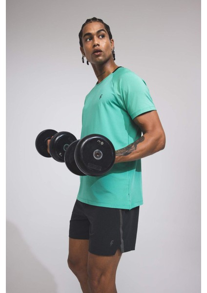 DeFactoFit Slim Fit Sporcu Dokuma Şort C2832AX24SM
