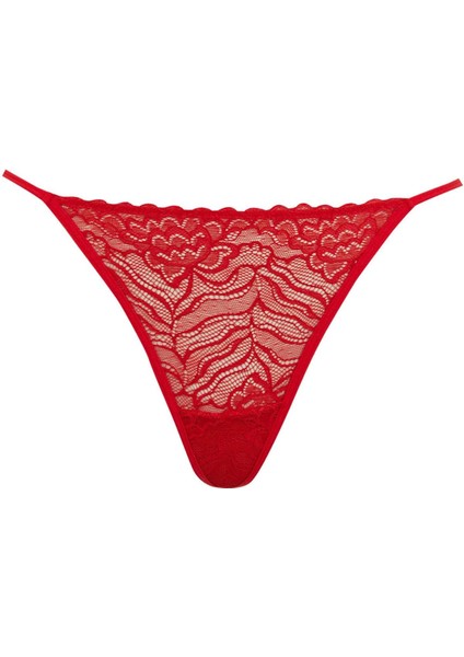 Fall in Love Kırmızı Dantel String Slip Külot B4834AX23WN
