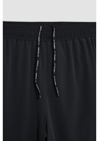 DeFactoFit Slim Fit Sporcu Dokuma Şort C2832AX24SM