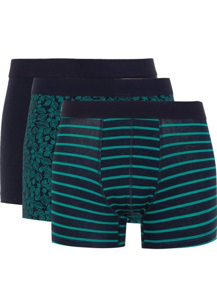 Regular Fit 3'lü Boxer B8515AX24SM