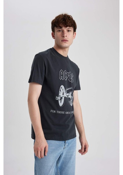 AC/DC Bisiklet Yaka Kısa Kollu Tişört B5328AX23WN fırsatları