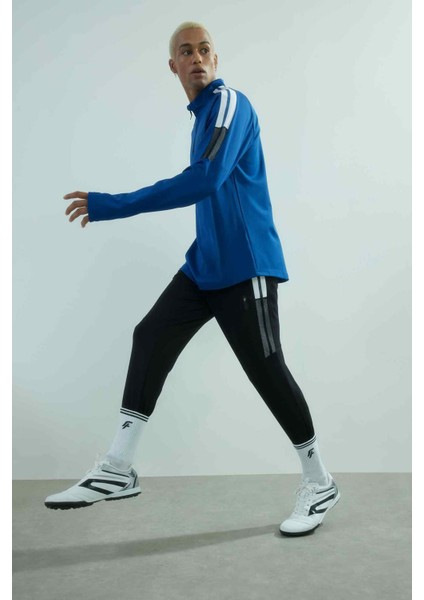 Fit Slim Fit Dik Yaka Skuba Dalgıç Kumaş Sporcu Sweatshirt A6957AX23AU