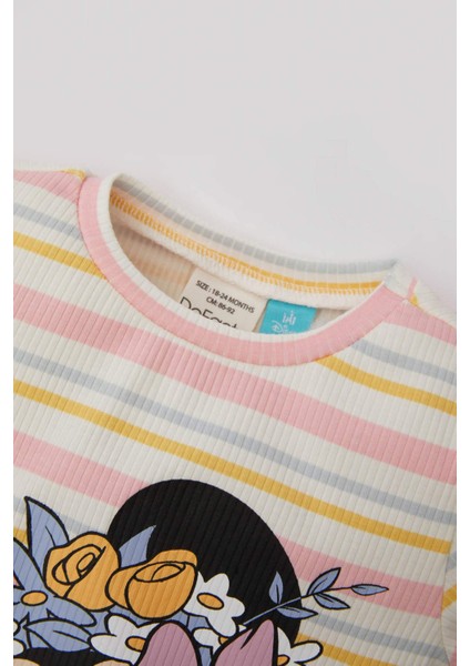 Kız Bebek Disney Mickey & Minnie Kısa Kollu Fitilli Kaşkorse Kısa Kollu Pijama Takımı B9241A524SM modelleri