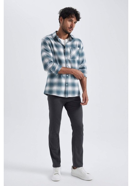 Slim Fit Dar Paça Gabardin Chino Kanvas Pantolon B2089AX23AU modelleri