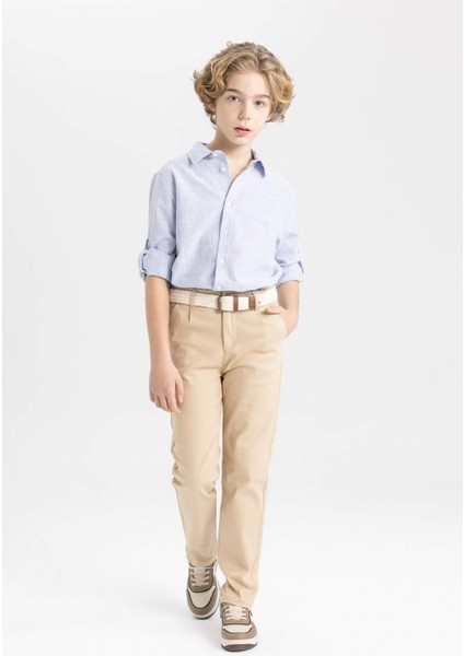 Erkek Çocuk Standart Paça Gabardin Pantolon B6121A824SP