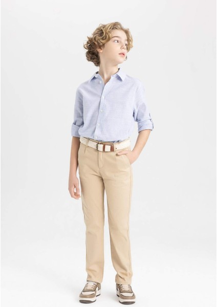 Erkek Çocuk Standart Paça Gabardin Pantolon B6121A824SP