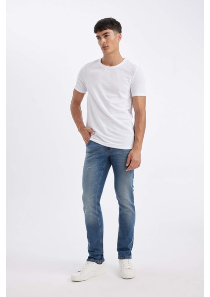 Pedro Slim Fit Dar Kalıp Normal Bel Dar Paça Jean Pantolon B8418AX24SP