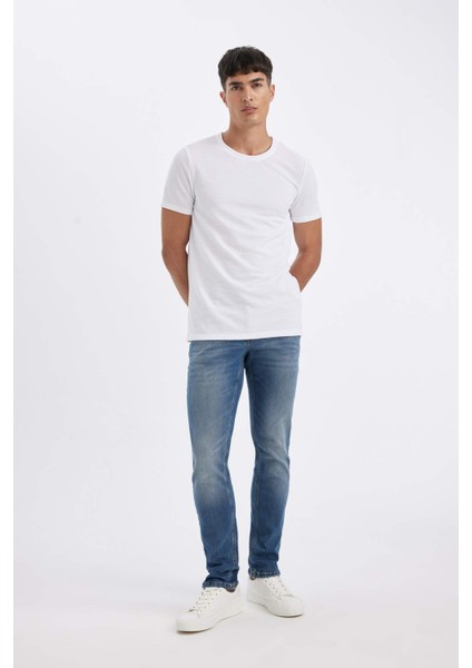 Pedro Slim Fit Dar Kalıp Normal Bel Dar Paça Jean Pantolon B8418AX24SP