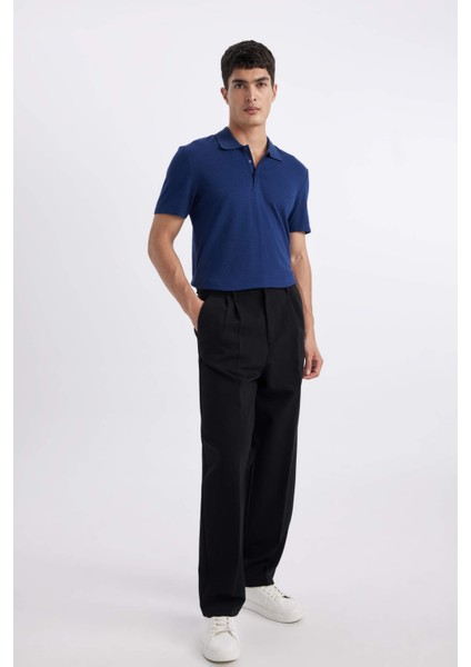 Slim Fit Polo Yaka Kısa Kollu Pamuklu Basic Tişört M6609AZ24SP