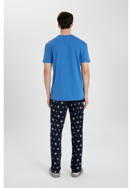 Tom & Jerry Regular Fit Kısa Kollu Pijama Takım B8658AX24SP