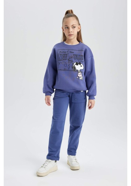 Kız Çocuk Snoopy Bisiklet Yaka Sweatshirt B2525A823WN fiyatları