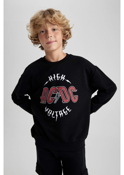Erkek Çocuk AC/DC Bisiklet Yaka Sweatshirt B1289A823AU modelleri