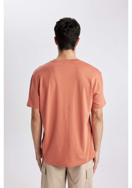 %100 Pamuk New Regular Fit Bisiklet Yaka Basic Düz Kısa Kollu Tişört V7699AZ24SP indirimleri