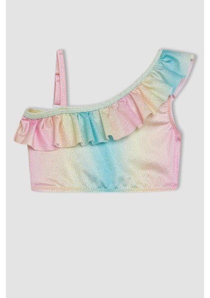 Kız Bebek Fırfırlı Renkli Bikini Takımı C0798A524SM