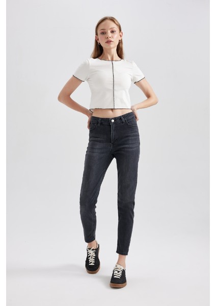 Rebeca Skinny Fit Normal Bel Dar Paça Bilek Boy Jean Pantolon B1933AX23AU modelleri