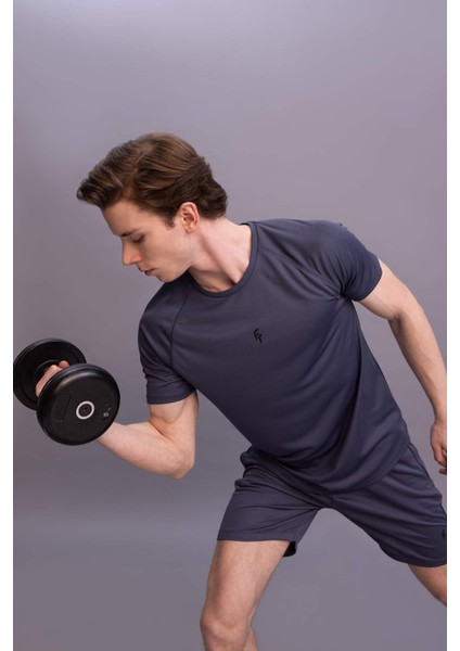 Fit Slim Fit Dar Kesim Yaka Baskılı Sporcu Kısa Kollu Tişört V2887AZ23SP fiyatları