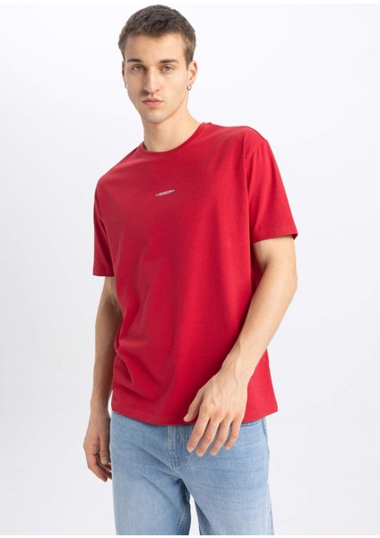 Regular Fit Bisiklet Yaka Baskılı Kısa Kollu Tişört B5077AX24SP modelleri