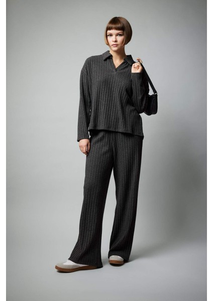 Regular Fit Normal Bel Fitilli Kaşkorse Pantolon B2405AX23AU