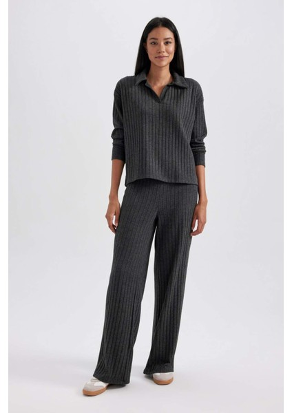 Regular Fit Normal Bel Fitilli Kaşkorse Pantolon B2405AX23AU