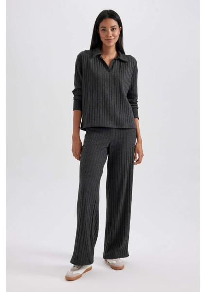 Regular Fit Normal Bel Fitilli Kaşkorse Pantolon B2405AX23AU