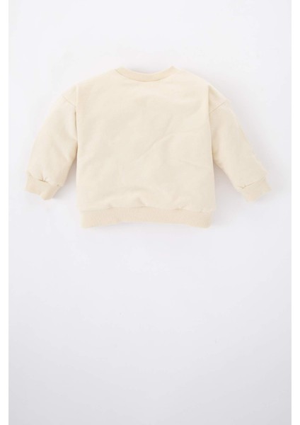 Erkek Bebek Palmiye Desenli Sweatshirt Z5627A223SP