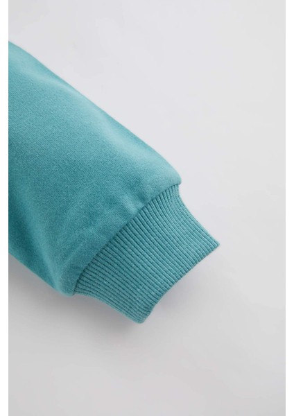 Kız Bebek Uzun Kollu Sweatshirt Kumaşı 2'li Takım A7352A523AU
