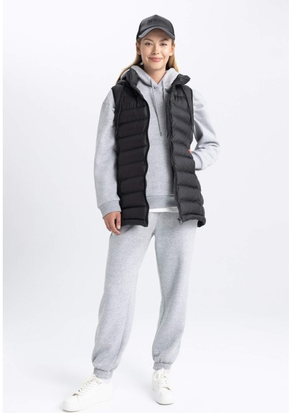 Su Geçirmez Regular Fit Kapüşonlu Yelek A0976AX23AU fiyatları