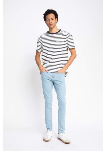 Super Skinny Fit En Dar Kalıp Normal Bel Ekstra Dar Paça Jean Pantolon A6942AX23AU
