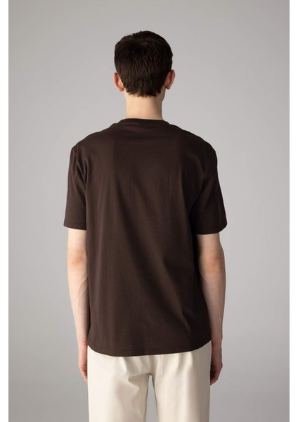 %100 Pamuk New Regular Fit Bisiklet Yaka Basic Düz Kısa Kollu Tişört V7699AZ24SP fırsatları