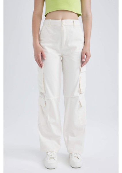 Coool Straight Fit Kargo Gabardin %100 Pamuk Pantolon A6265AX23SM fırsatları