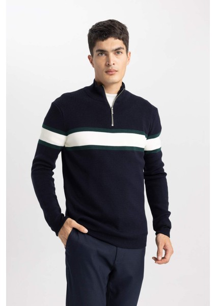 Standart Fit Balıkçı Yaka Kazak Y4193AZ23WN modelleri