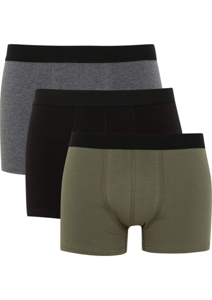 Regular Fit 3'lü Boxer M9091AZ23SP