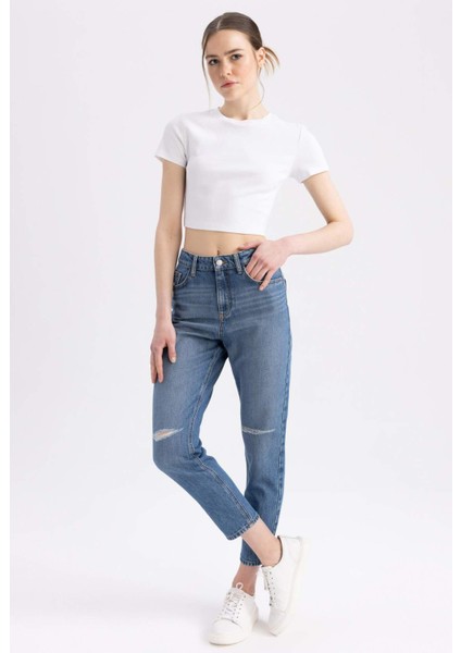 Wiser Wash Mom Fit Jean %100 Pamuk Pantolon Z9722AZ23SP fiyatları