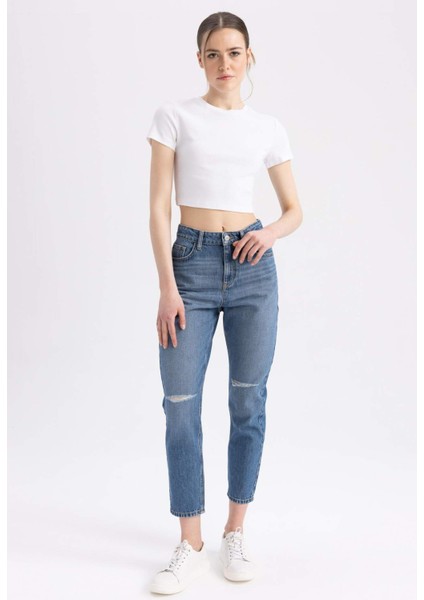 Wiser Wash Mom Fit Jean %100 Pamuk Pantolon Z9722AZ23SP fırsatları