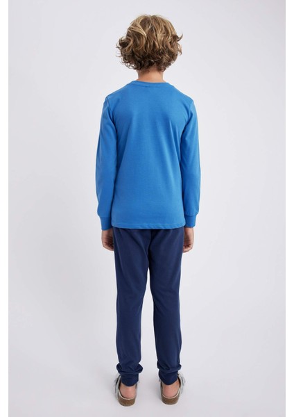 Erkek Çocuk Baskılı Uzun Kollu Pijama Takımı A6721A823AU indirimleri