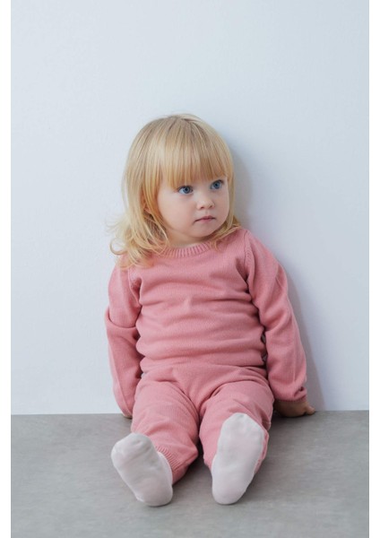 Kız Bebek Kazak Alt Triko 2'li Takım fiyatları